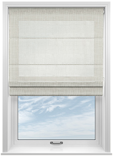 Siena Voile, Greige - Motorised Roman Blind
